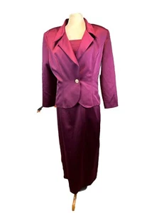 Maxi vestido vaina sin mangas para mujer ALEX EVENINGS 16 con chaqueta manga 3/4 ¡Bonito! - Imagen 1 de 6