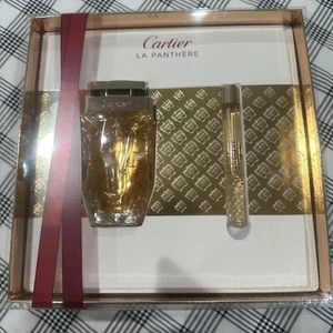 Cartier La Panthere 2.5 fl.oz Eau De Parfum & Roll On LE Limited Gift Set VHTF - Picture 1 of 5