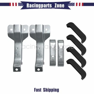 2 Upper +2 Lower Radiator Support Brackets Rubbers For 1967-1972 Chevy GMC Truck Foto 1 de 4