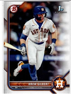 Drew Gilbert Houston Astros 2022 Bowman Draft 1st Bowman - Imagen 1 de 3