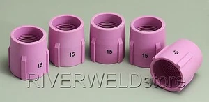 TIG Alumina Gas Lens Nozzle 53N89 Fit QQ300 SR WP 17 18 26 TIG Welding Torch 5pk - Picture 1 of 3