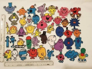 1 NEW SEW OR IRON-ON EMBROIDERED MR MEN LITTLE MISS PATCH MOTIF BADGE - Picture 1 of 45