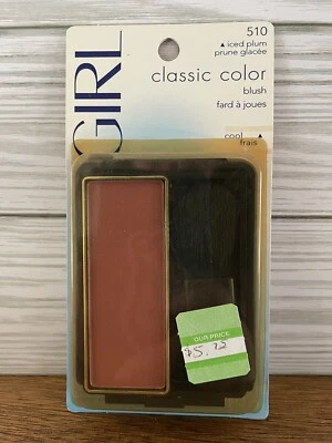 NOS Covergirl Clean Classic Color Blush ICED PLUM / Pruned Glacee 510 Vintage - Image 1 of 4
