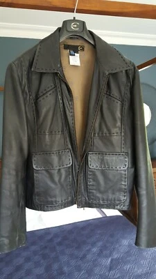 Roberto Cavalli 100% Leather Jacket Black Vintage Size M 100cm Chest EU Size 50 - Image 1 of 4