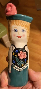 Susan Paley Bella Casa By Ganz Salt Or Pepper Shaker “Colleen” Beautiful Vintage - Picture 1 of 8