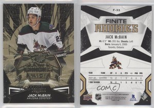 2022-23 SPx Finite Rookies Gold /299 Jack McBain #F-33 Rookie RC