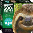 Jigsaw Gallery 500Piece Shaped Jigsaw Sloth, Hinkl