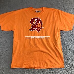 Tampa Bay Buccaneers Shirt Men's XL Orange Short Sleeve Crew Neck Gildan NFL