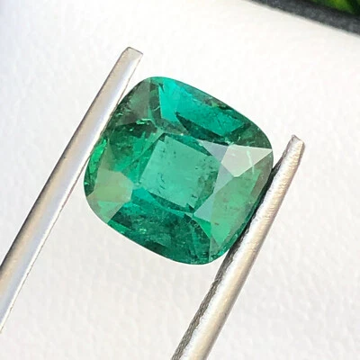 3.50 Ct Natural Cut Bluish Green Tourmaline Loose Gemstone From Jaba Afghanistan - Image 1 of 4