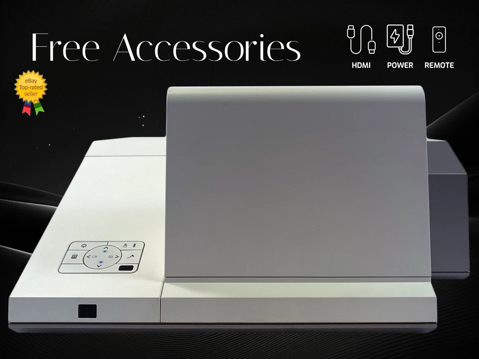 DLP 4K Projector Ultra-Short Throw: Big Image from Small Distance 3200 Lumens 🔥 - Image 1 of 4