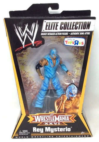 2010 - WWE ELITE COLLECTION - REY MYSTERIO WRESTLEMANIA - TRU EXCLUSIVE - MISB Cover