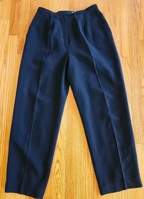 Pantalones para mujer Valerie By Valerie Stevens 100 % pura lana nueva talla 6 negros Foto 1 de 4