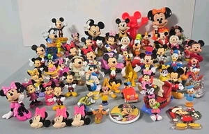 Mickey Minnie Mouse Pluto Goofy Figurines Lot Of 70+ Figures PVC Mcds Toys - Picture 1 of 8