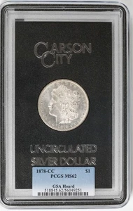 1878-CC GSA Morgan Silver Dollar - GSA, MS 62 PCGS - Picture 1 of 4