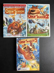Open Season 1 2 3 DVD Movie Lot Animated Family Comedy Sony Pictures - Picture 1 of 7