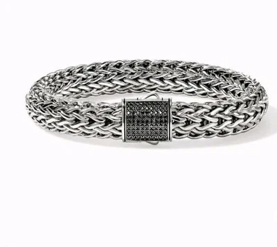 Pulsera John Hardy Icon, piedras preciosas de plata de ley 10,5 mm Foto 1 de 4