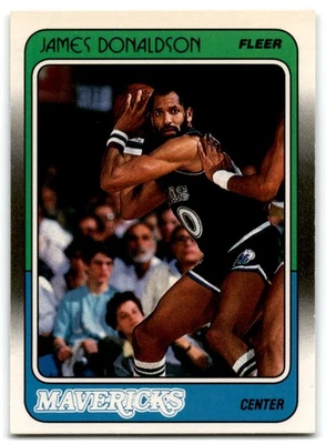 1988-89 Fleer James Donaldson Dallas Mavericks #29 - Image 1 of 2