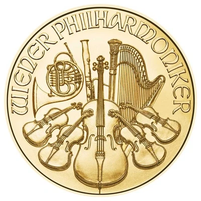2024 50 Euro Austrian Gold Philharmonic .9999 1/2 oz BU - Image 1 of 2