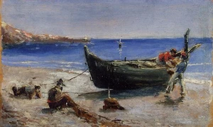 Henri Lautrec Barca da Pesca 1880 17"x 22" Stampa d'Archivio Arte - Foto 1 di 1