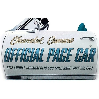 OER PC012 1967 Camaro Indy 500 Pace Car Door Decal Set - Image 1 of 4