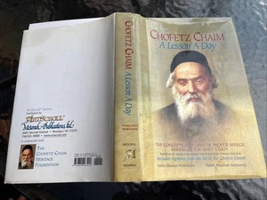 Chofetz Chaim Una lezione al giorno Leggi del linguaggio corretto studio quotidiano inglese ebraico - Foto 1 di 11