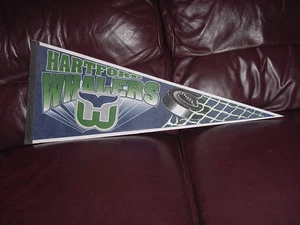 SWEET 1980's Hartford Whalers Full Size 29 Inch Pennant, WOW-MINT!! - Picture 1 of 1