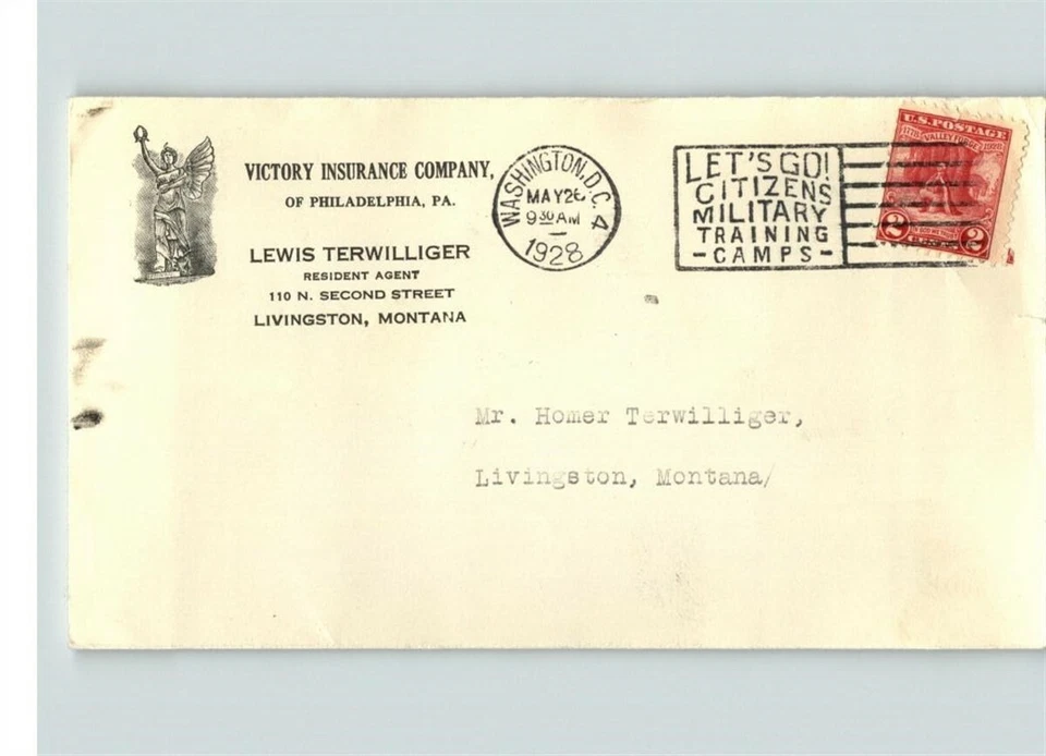 1928 VALLEY FORGE,# 645 First Day of Issue, Victory Insurance Co., L. Terwillige - Image 1 of 1