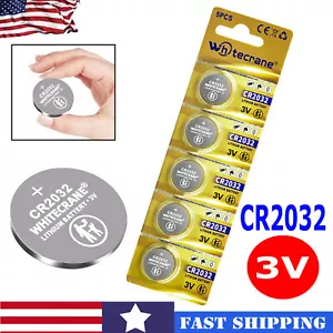 5x CR2032 3V Coin Button Cell Batteries For Watch Remote Control Calculator USA - Picture 1 of 9