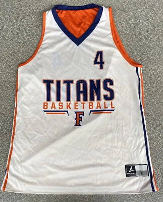 Cal State Fullerton Titans Women’s Game Basketball Inside/Out Jersey Size L - Image 1 of 4