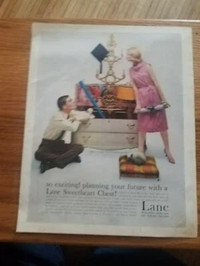 1959 Lane Sweetheart Chest Vintage Magazine Ad "So aufregend!" - Bild 1 von 1