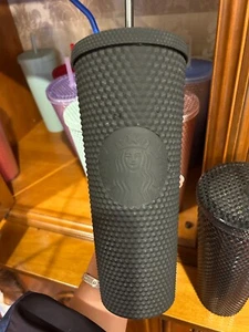 Starbucks Logo Cup Tumbler Matt Black 710Ml - Picture 1 of 2