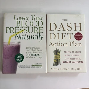Lower Your Blood Pressure Naturally - Harrar & The Dash Diet Action Plan -Heller - Bild 1 von 16
