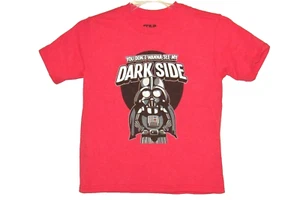 STAR WARS Shirt Boys 7 NEW Darth Vader Red Dark Side Lego Movie Kids Small S  - Picture 1 of 5