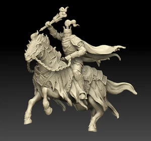 Lord Soth, Mounted Dragonlance Fantasy Miniature DnD Tabletop RPGs Role Playing - Picture 1 of 1