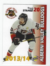 2013-14 Alberni Valley Bulldogs (BCHL) Tryg Strand