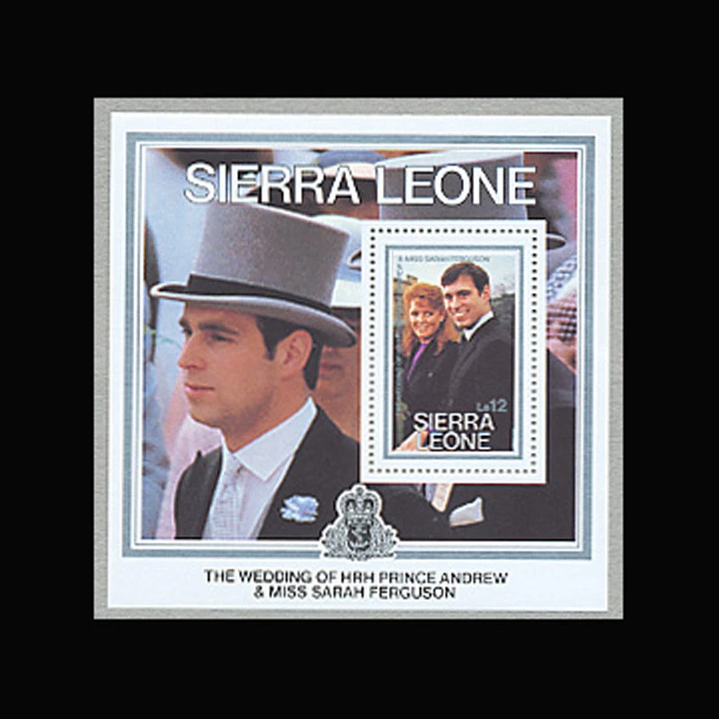 Sierra Leona, Sc #772, MNH, 1986, S/S, Royalty, Andrew, Sarah Foto 1 de 1