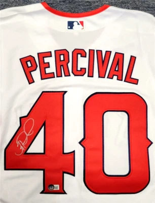Troy Percival signed 2002 World Series Jersey autograph ~ BAS Beckett Witness - Image 1 of 4