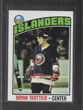 1976-77 TOPPS HOCKEY BRYAN TROTTIER ROOKIE CARD # 115 NICE CARD
