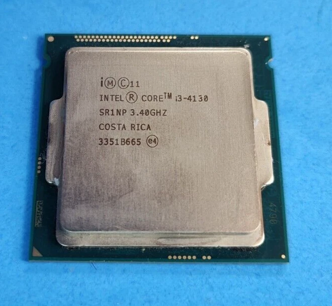 Procesador CPU de escritorio Intel Core i3-4130 3,4 GHz zócalo de doble núcleo LGA1150 SR1NP Foto 1 de 1