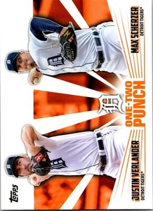 2023 Topps #12P-17 Justin Verlander / Max Scherzer One-Two Punch Mint - Picture 1 of 2