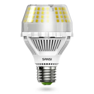SANSI 200W Equivalent LED Light Bulb 20W 3000lm Energy Saving A19 5000K Daylight - Picture 1 of 12