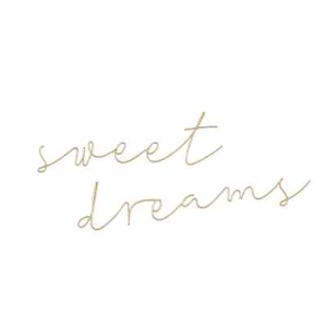 Neu Sweet Dreams Metalldraht Worte 91 cm verleihen Wohndeko dekorative Note M-22 - Bild 1 von 3