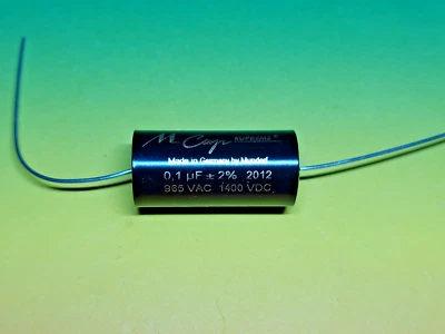 MUNDORF MCAP SUPREME 0,1 μf 1400V Condensatore HIGH END per bypass crossover audio