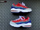 Nike Air Max 95 Ugly Christmas Sweater Shoes Kids Size 13C Red Green CT1594-100