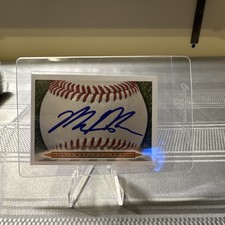 Matt McLain In Person Signed Signature Card Cincinnati Reds