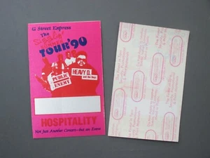 Heavy D & Public Enemy backstage pass satin cloth sticker Tour '90 Otto pass ! - Picture 1 of 1