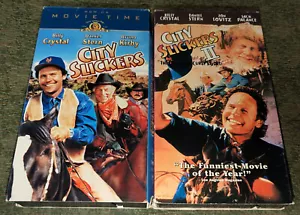 City Slickers 1 & II: The Legend Of Curl VHS Movie Lot Billy Crystal 90's Comedy - Picture 1 of 6