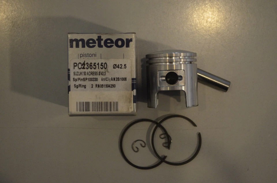 Kit Pistone Meteor PC1365150 D. 42,5 - SUZUKI 50 ADRESS-CROSSER-CR1 - Imagen 1 de 1