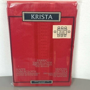 Mantel Krista Rojo Raya Central 60x84 60x102 60x120 Liberación Suelo Tobin K9 - Imagen 1 de 4