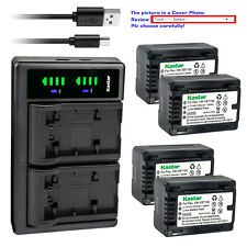 Kastar Battery LTD2 USB Charger for VW-VBT190 & Panasonic HC-VX870 HC-VX870K